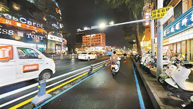 民治大道非机动车道改造后。.jpg